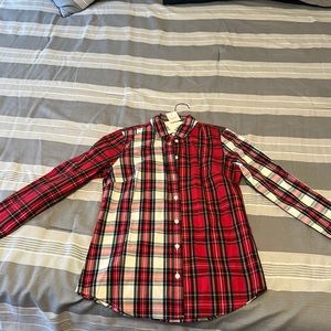 JCREW PLAID SHIRT NEW WITH TAGS XS BUTTON-DOWN